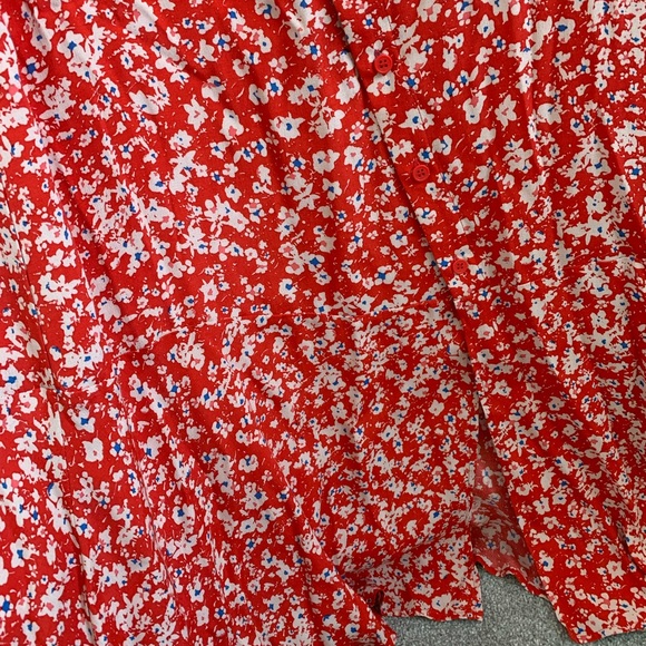 HUSH red floral skirt , size 16 NWT - Picture 2 of 7